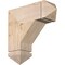 Ekena Millwork Traditional Arts & Crafts Smooth Bracket, Douglas Fir, 5 1/2"W x 18"D x 18"H BKT06X18X18TRA03SDF - alternate 1